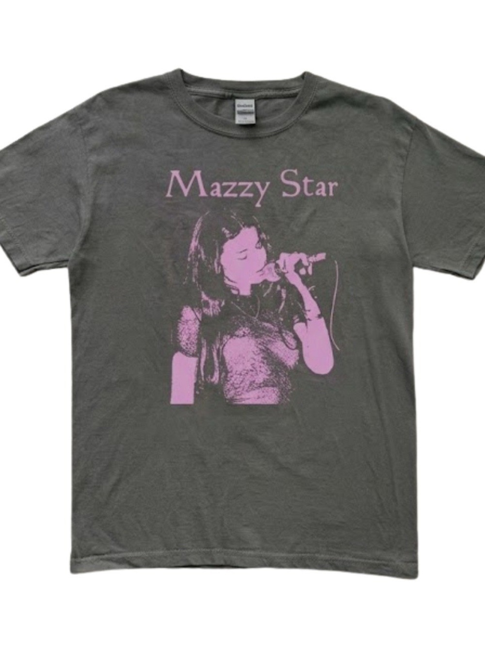 Gildan Charcoal Graphic Tee with Mazzy Star 90s Band